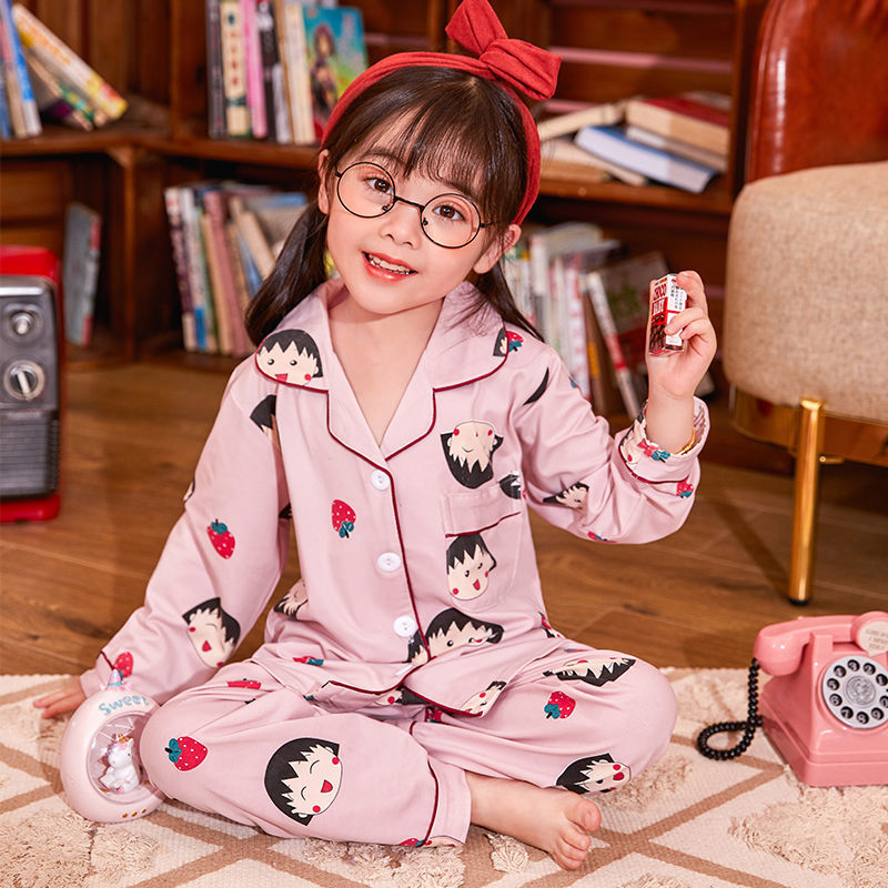 Bộ Đồ Ngủ 2 Món Bằng Cotton Xinh Xắn Dành Cho Bé