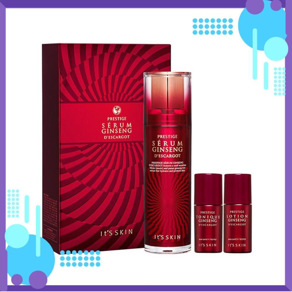 Bộ Dưỡng Da Ốc Sên Hồng Sâm It's skin PRESTIGE Ginseng D'escargot Special SET