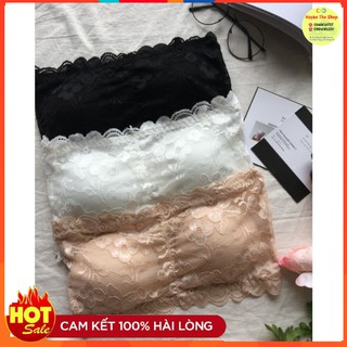 [LẺ GIÁ SỈ] Áo bra ren không dây hoa đào