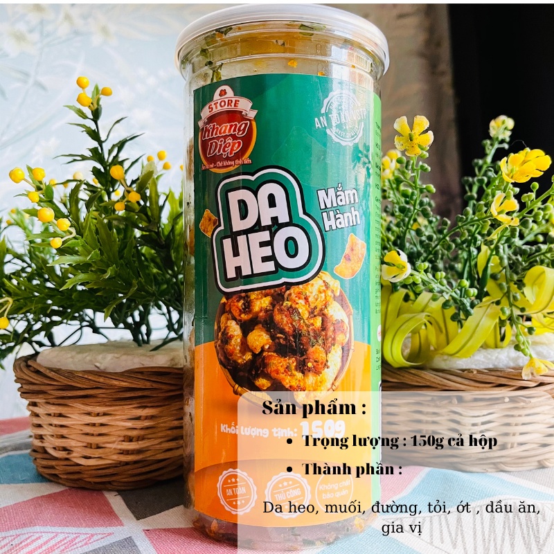 Da heo mắm hành 150g Khang Diệp đồ ăn vặt Hà Nội