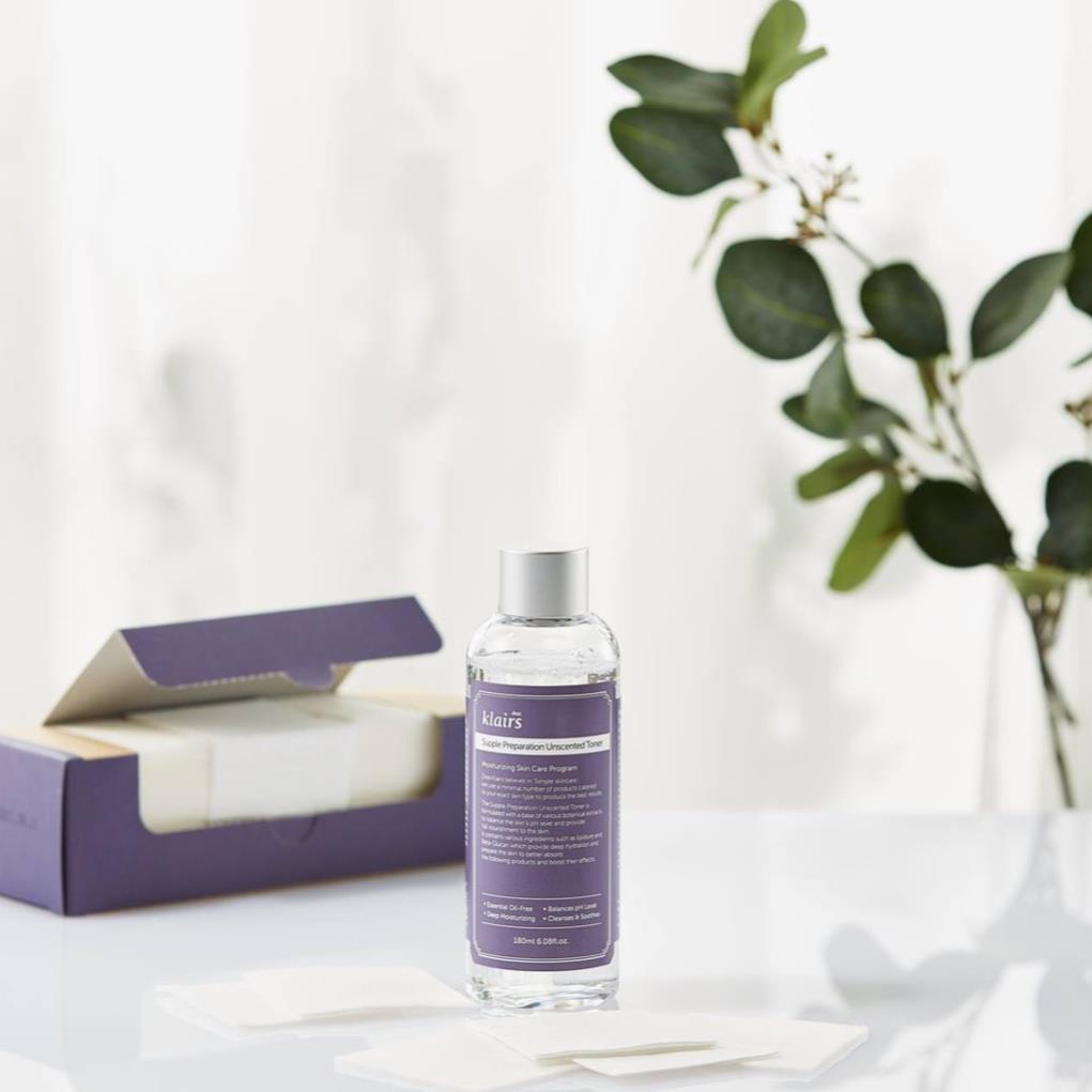 Toner Klairs Supple Preparation Unscented - Nước Hoa Hồng Klairs Không Mùi Dưỡng Ẩm - 180ml | BigBuy360 - bigbuy360.vn