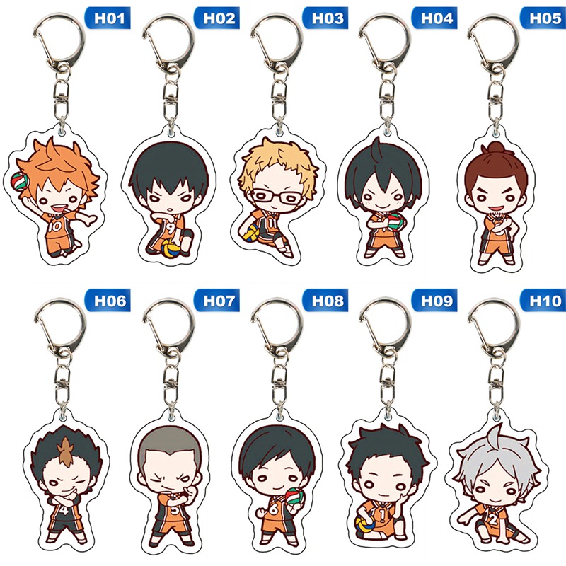 Golddream1 Dây Móc Khóa Acrylic Nhân Vật Haikyuu Haikyuu