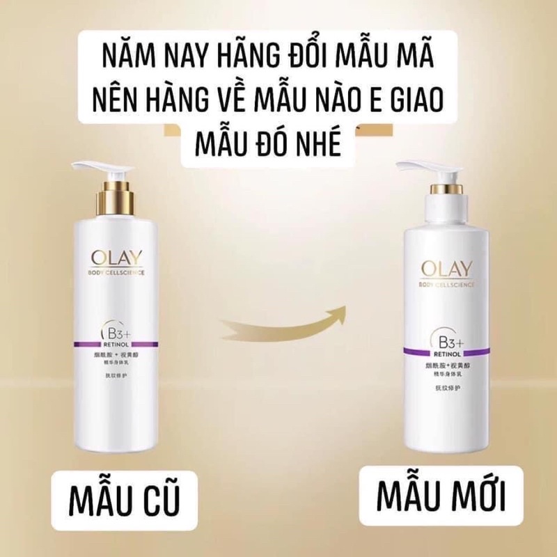 SỮA DƯỠNG THỂ 0lay Retinol  HÀNG SẴN
