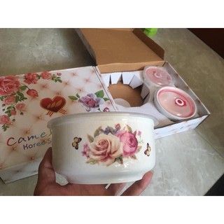 Bộ 3 bát sứ hút chân không