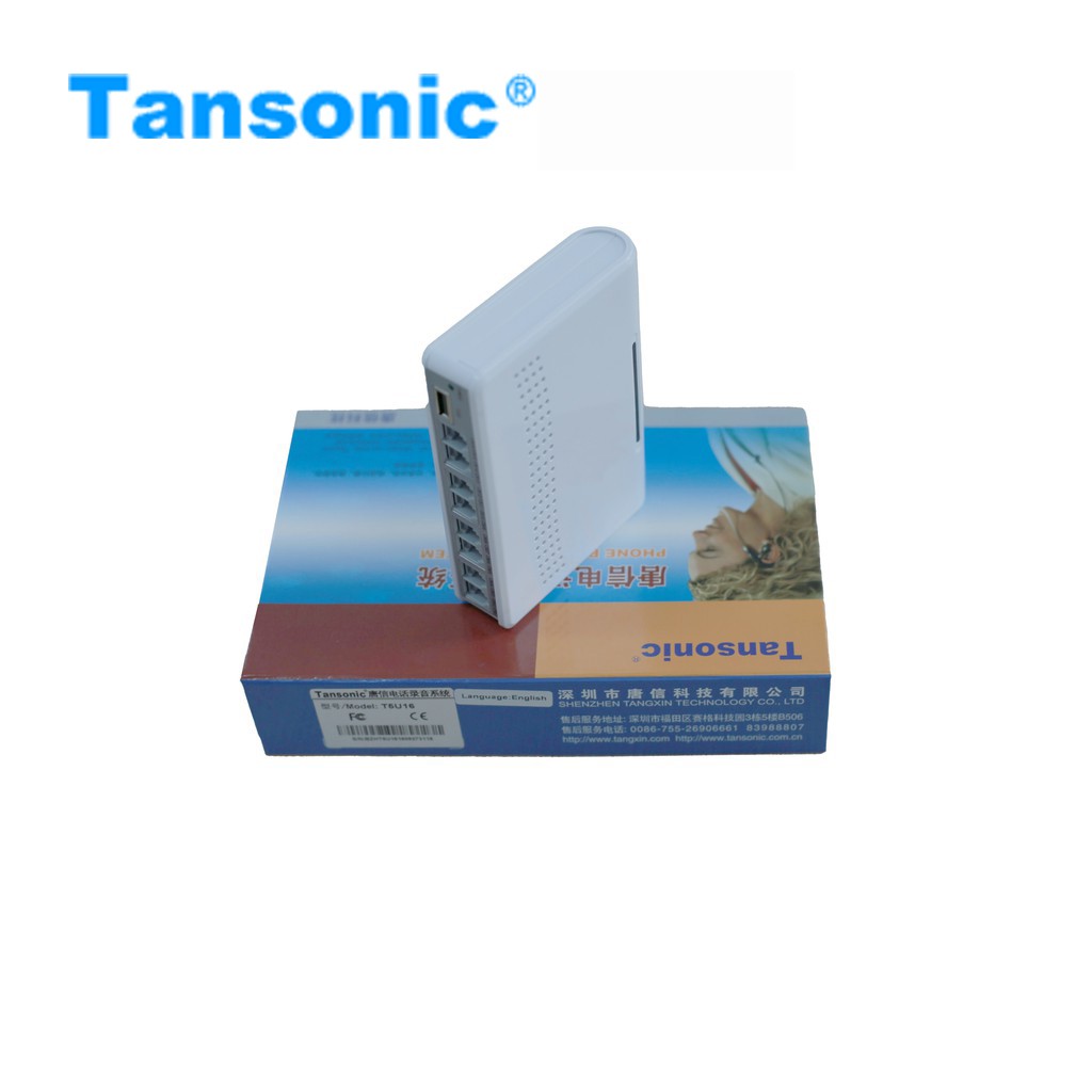 Box ghi âm điện thoại 16 kênh kết nối USB Tansonic - TX2006U16 - T5U16