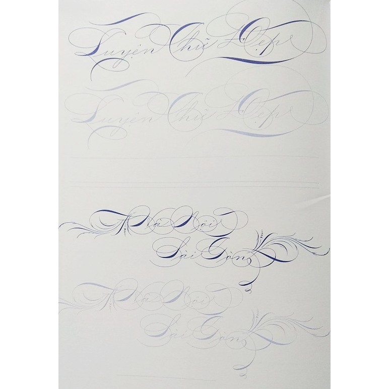 Hướng dẫn luyện chữ sáng tạo chữ nghệ thuật calligraphy