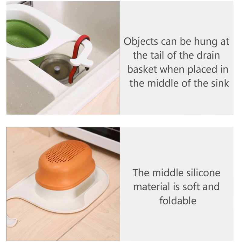 Giỏ Đựng Đồ Hình Cá Voi Gắn Bồn Rửa Chén Tiện Dụng