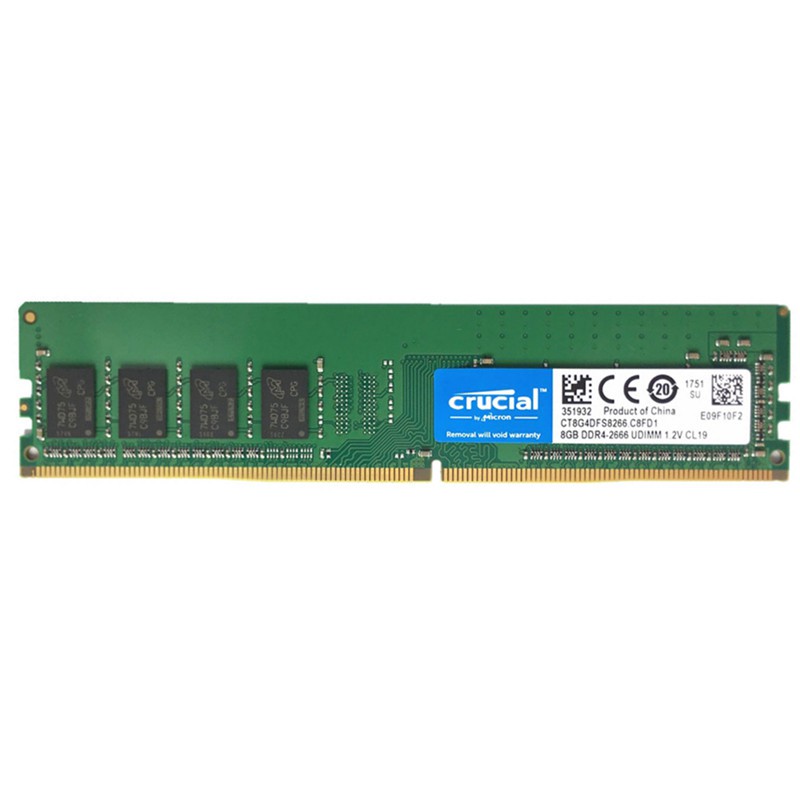 Crucial DDR4 DDR3 4GB 8GB 1066MHz 1333MHz 1600MHz 2133MHz 2400MHz RAM UDIMM Desktop Memory Intel