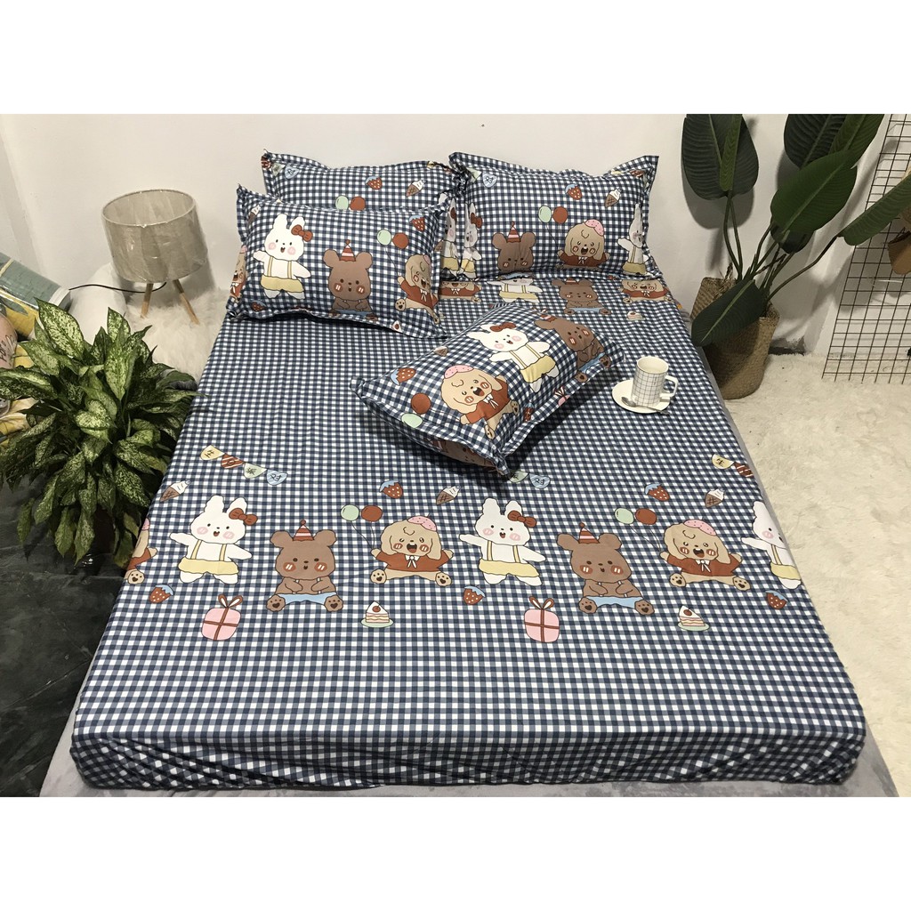 Ga chống thấm cotton chống thấm nước bảo vệ đệm 2 trong 1 nằm trực tiếp kích thước 2m2 x 2m