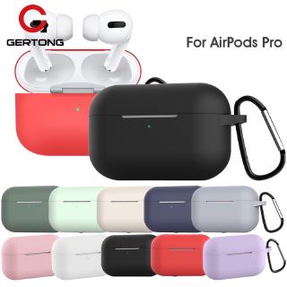 Vỏ bảo vệ hộp sạc tai nghe Bluetooth Apple Airpods Pro bằng Silicon mềm kèm móc khóa tiện dụng