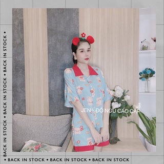 Bộ Pyjama đùi Latinh JEN mát lạnh