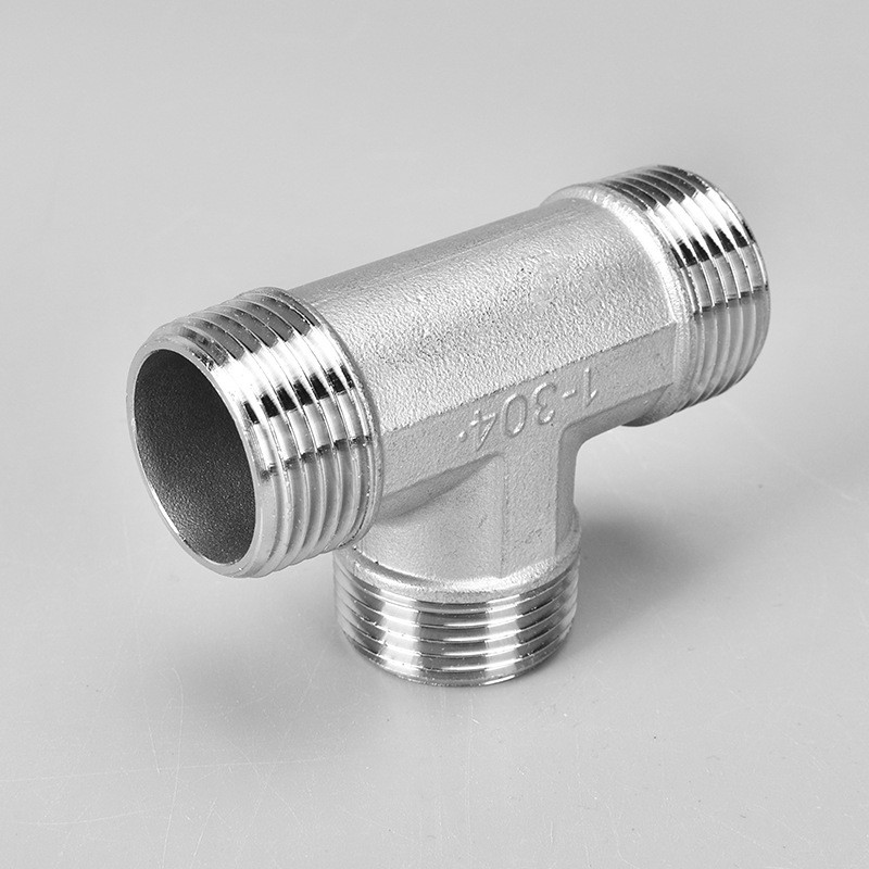 Tê inox ren ngoài 3 đầu ren ngoài