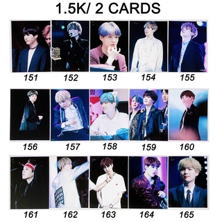 Sale set card SUGA BTS 2