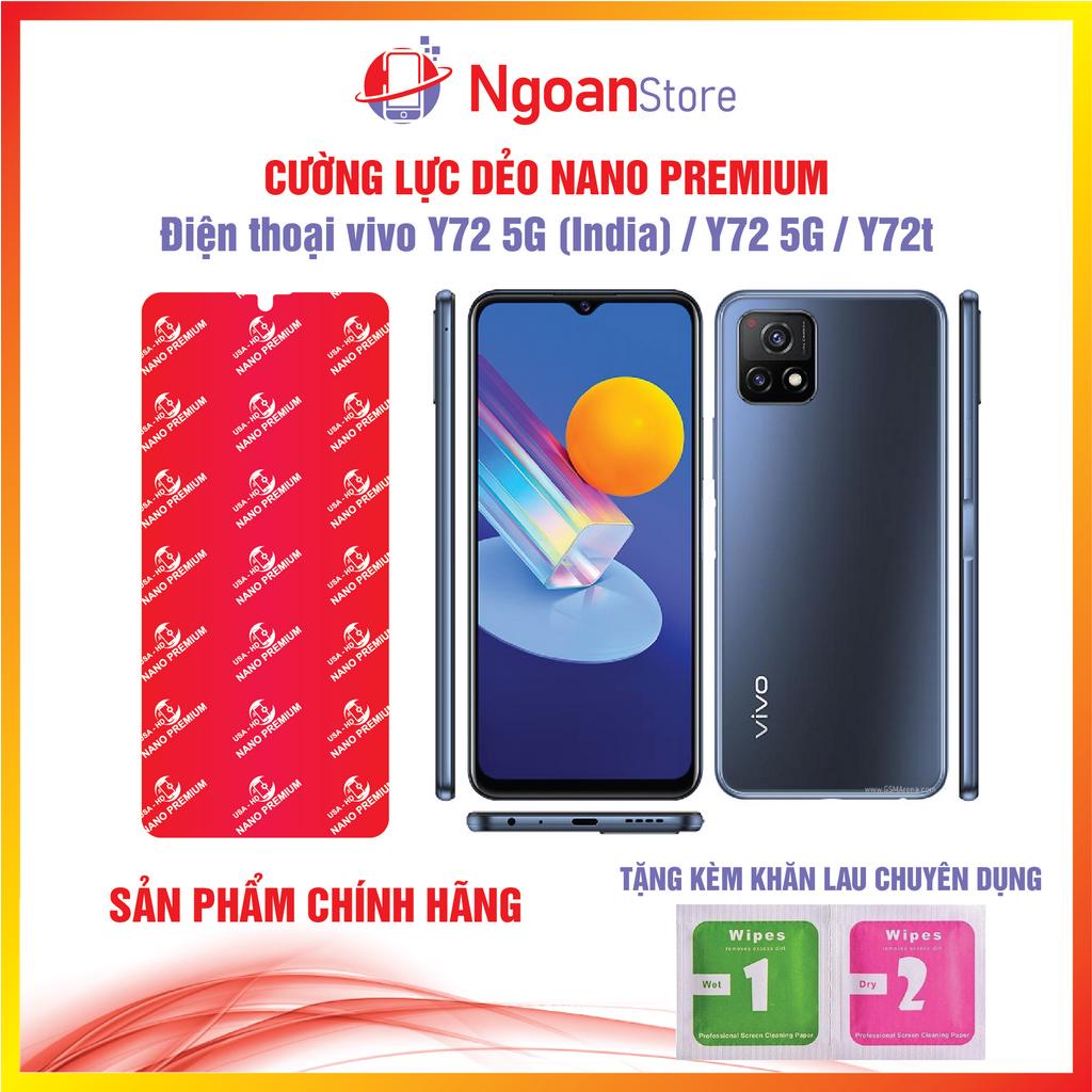 Cường lực dẻo Nano cho Điện thoại vivo Y72 5G (India) / Y72 5G / Y72t - Ngoan Store