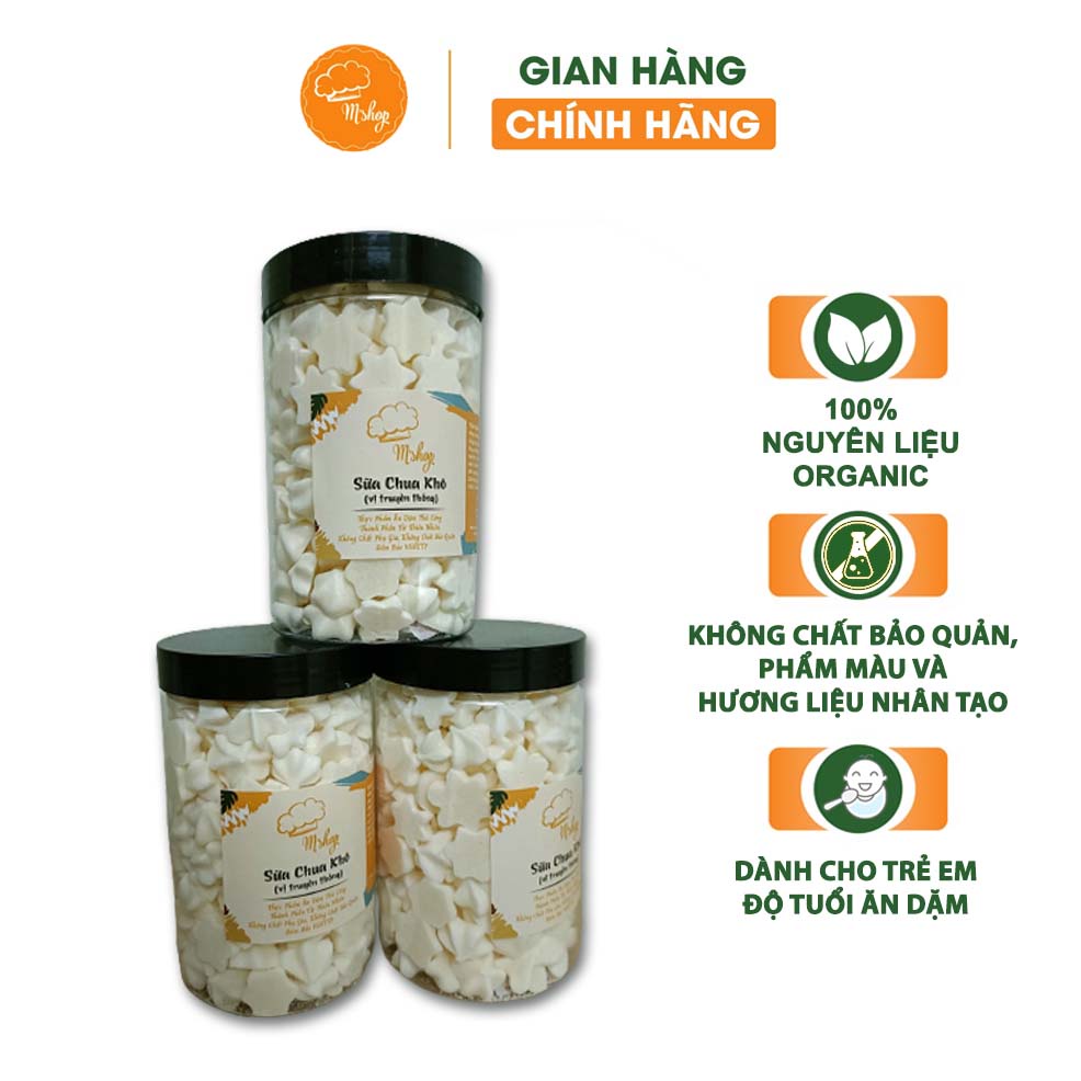 Bánh ăn dặm - ngôi sao vị sữa chua dành cho bé 5 tháng trở lên hũ 800ml