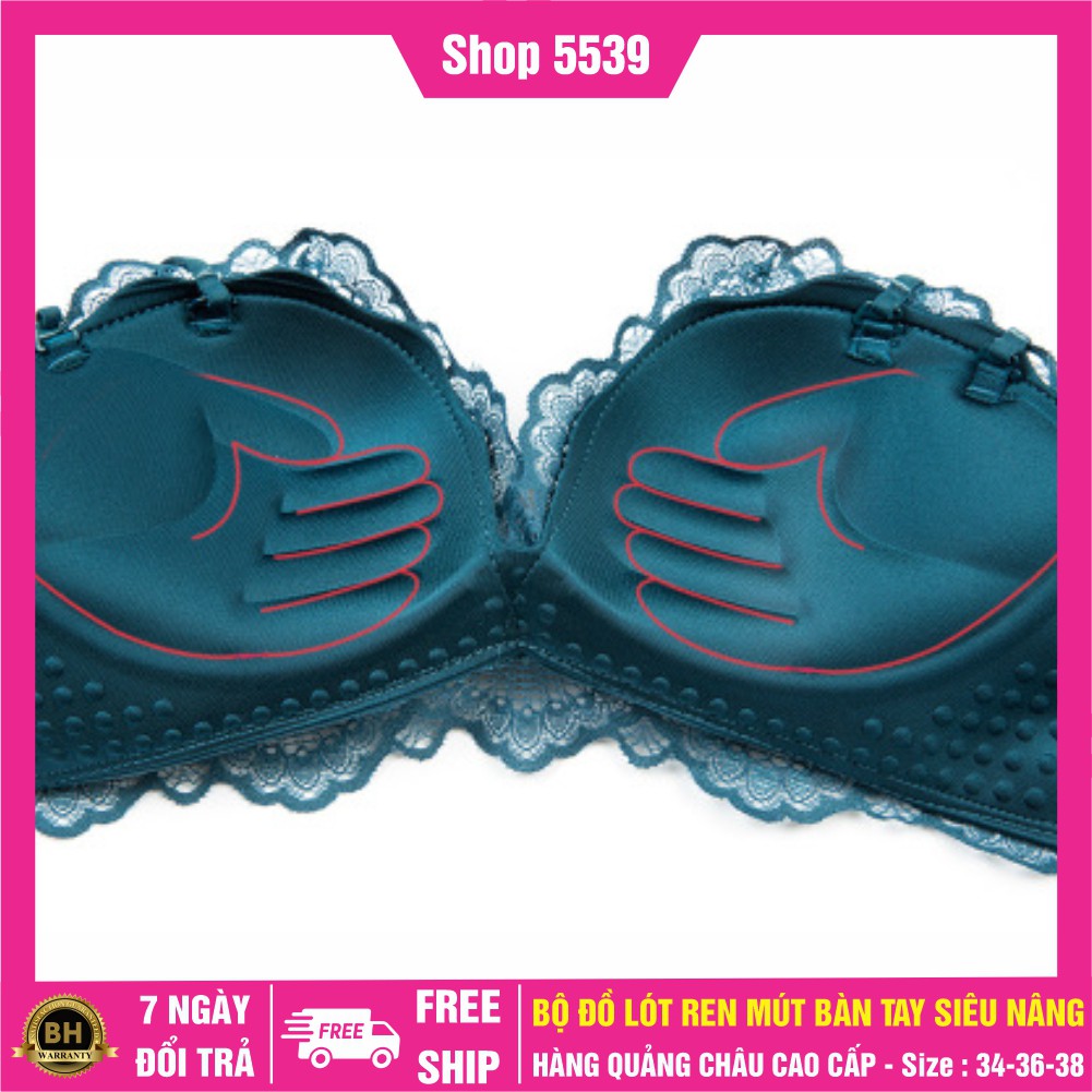 🌟 Có Video 🌟 Bộ đồ lót nữ nâng ngực không gọng ren mềm cup ngang bản to cài 3 nâng đẹp - Shop 5539 | BigBuy360 - bigbuy360.vn