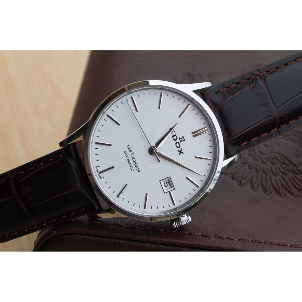 Đồng hồ nam chính hãng Edox 80081-3-AIN - máy cơ tự động Thụy Sĩ - Kính Sapphire