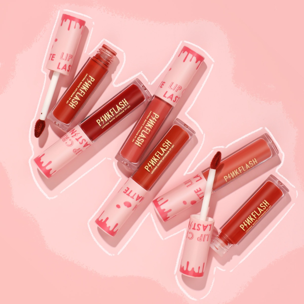 Son môi PINKFLASH 30g dạng lỏng dưỡng ẩm lâu trôi