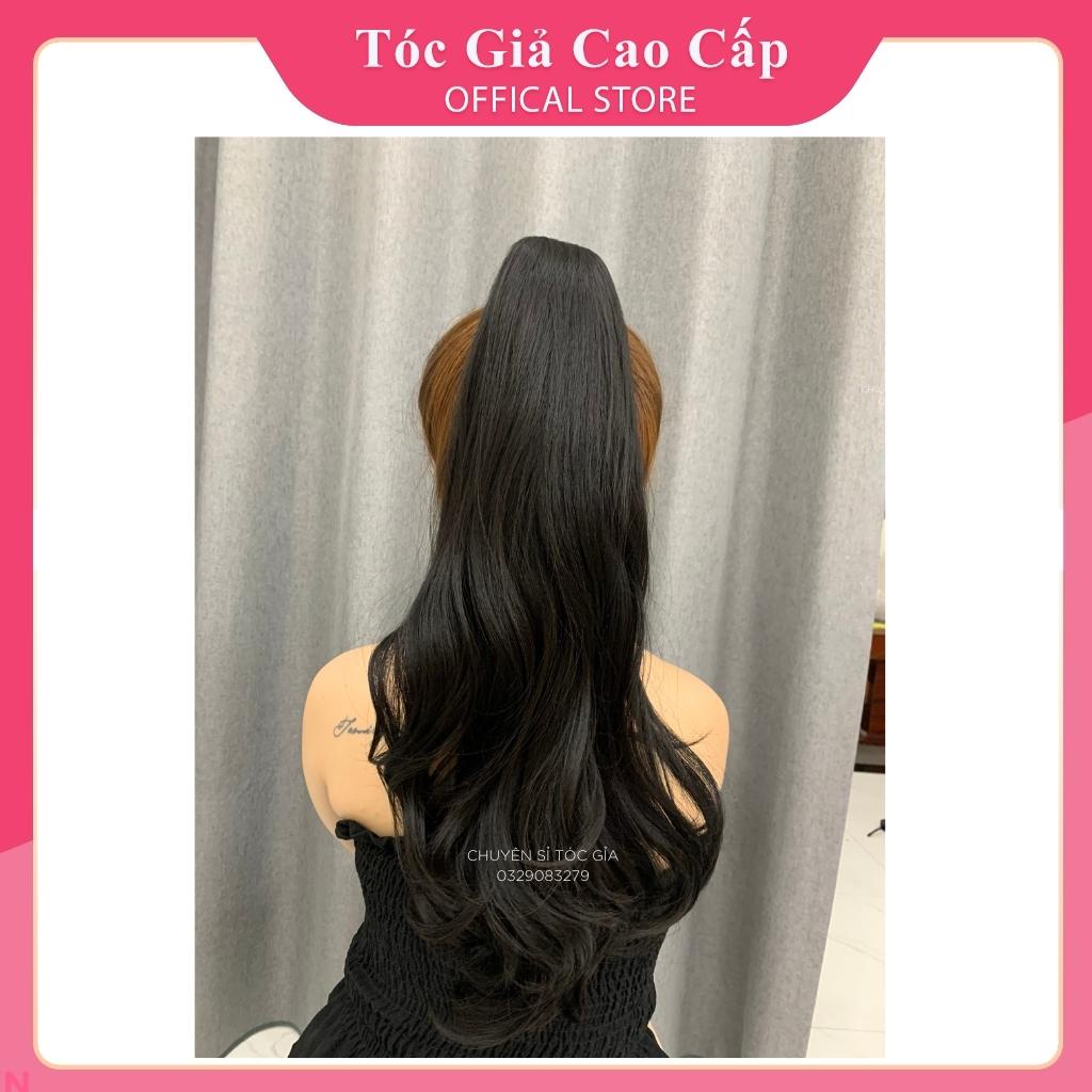Tóc giả ngoặm xoăn dài bồng bềnh N44 , dài 55cm