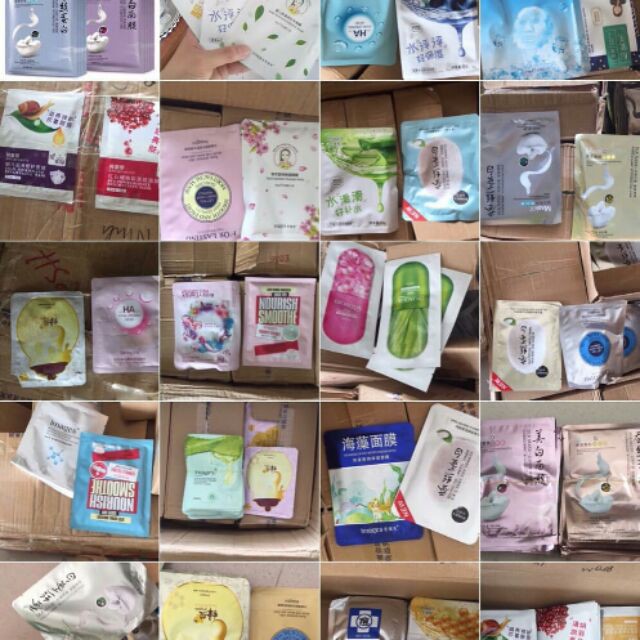 Combo 10 Mặt Nạ Cấp Ẩm Nội Địa - Vị Ngẫu Nhiên