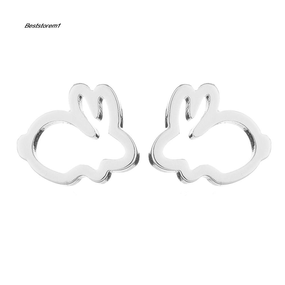 1 Khuyên Tai Hình Thỏ Dễ Thương Cho Nữ
