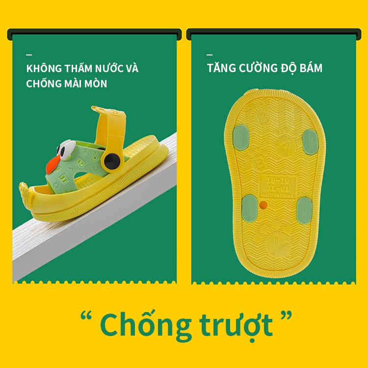 Xăng đan Xỏ Ngón Đi Trong Nhà Cho Bé Từ 1-3 Tuổi