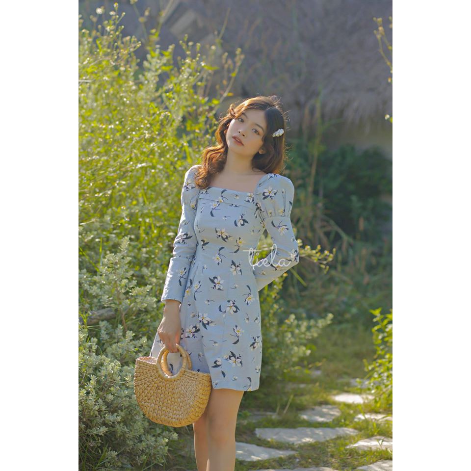 [Mã SKAMA06 giảm 8% tối đa 50K đơn 250K] Váy hoa tay dài - Daisy Dress | BigBuy360 - bigbuy360.vn