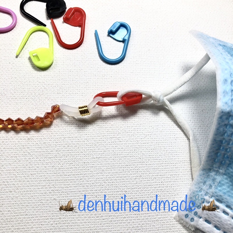 10/50 Kim Tây Nhựa Đánh Dấu Mũi Đan, Móc Len 12x22mm 🦗denhuihandmade🦗