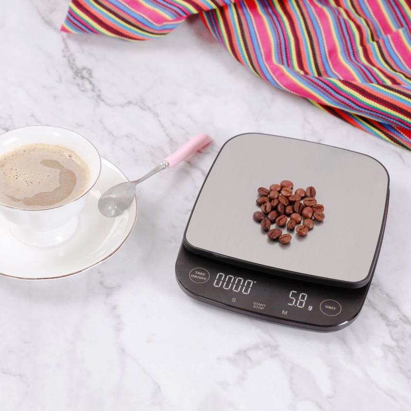 Cân Điện Tử Mini oz / lb / g 3 Đơn Vị 3Kg / 0.1g Tiện Dụng Cho Gia Đình