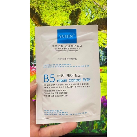 ✅[Chính Hãng] Mặt nạ B5 Phục hồi, cấp ẩm da - B5 Repair Control EGF YUEJIN Công nghệ Hàn Quốc, ngừa lão hóa và nếp nhăn | BigBuy360 - bigbuy360.vn