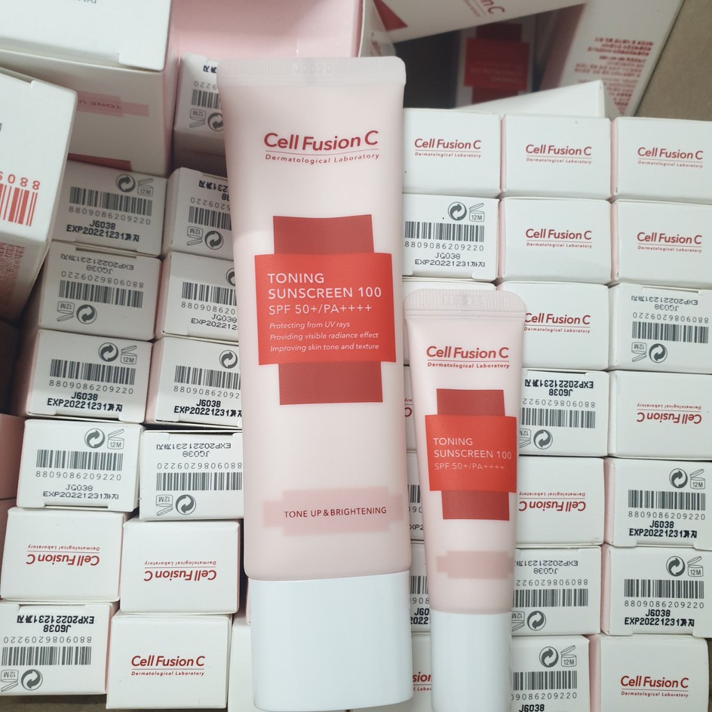 Kem chống nắng Cell Fusion C Toning Suncreen 100