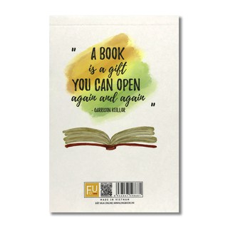 Sổ tay - A book is a gift You can open again and again