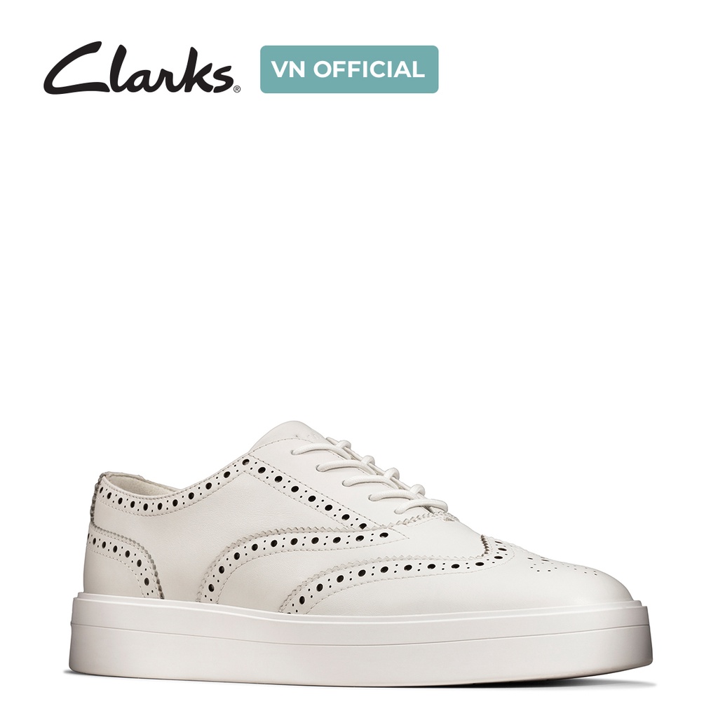 Giày Da Nữ màu Trắng Hero Brogue