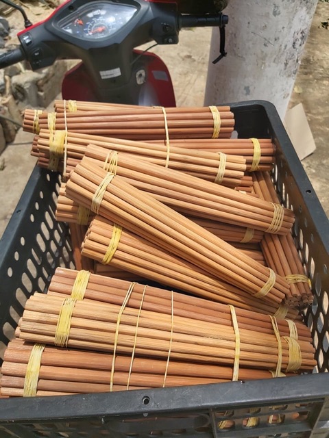 Đũa Tre Vót Thủ Công Không Hóa Chất, Cong Vênh 4k/đôi