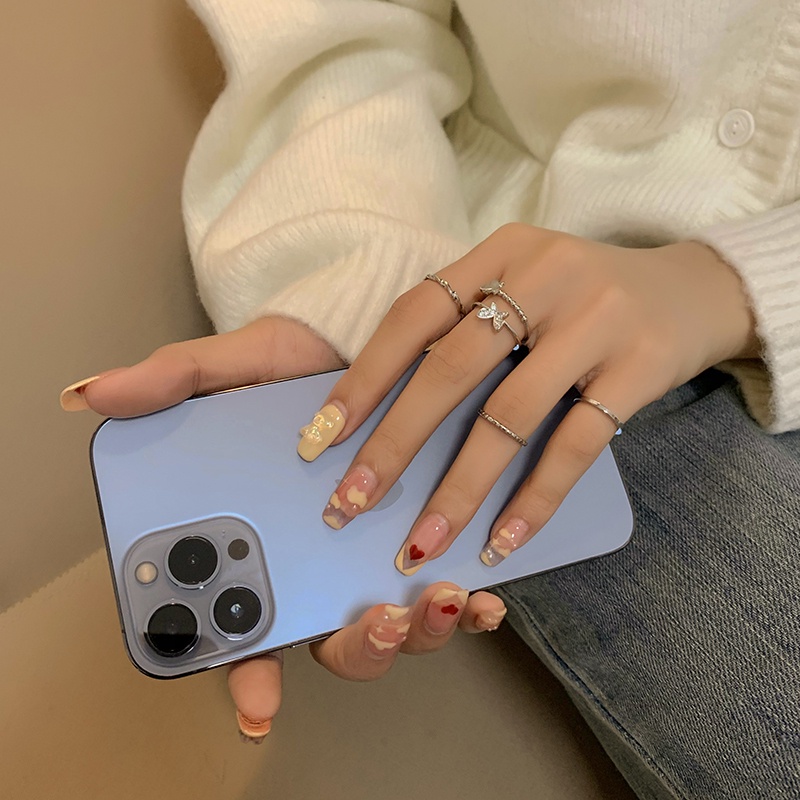 Nhẫn Đeo Tay Hình Bướm Đính Đá Thời Trang Cho Nữ