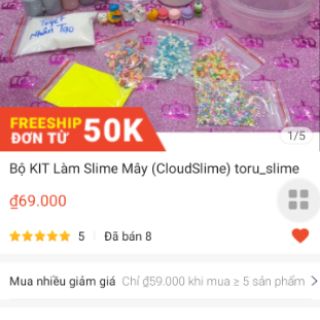 Bột Màu Neon nhiều màu Làm Slime