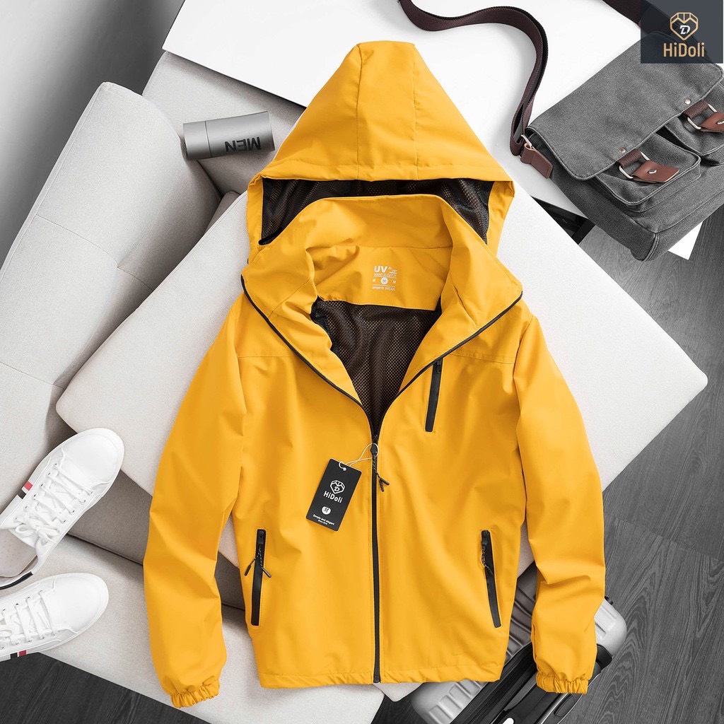[Mã FAMARAL1 giảm 10K đơn 50K]Áo Khoác Bomber Chất Dù Có Mũ Tháo Rời 297 Thời Trang Nam Nữ Unisex Phong Cách Hàn Quốc