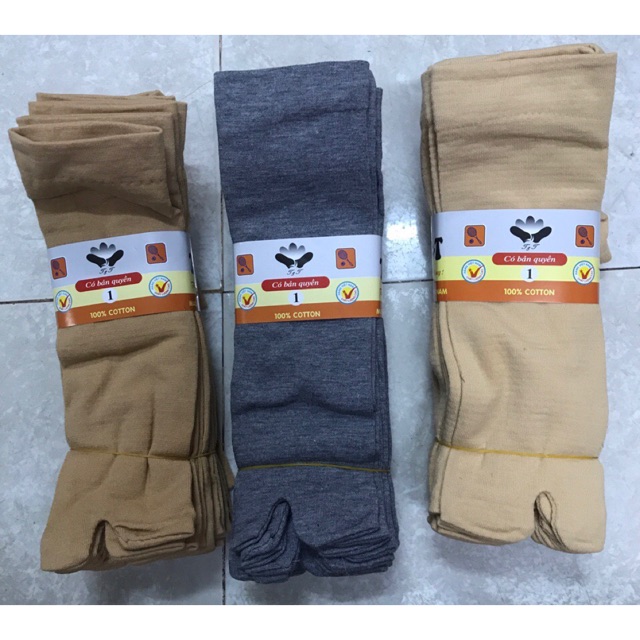 combo 10 đôi tất gót và gối cotton