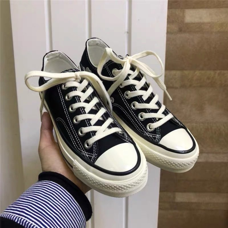 Giày Thể Thao, Giày Sneaker Helloyou Nam Nữ CV_All Star_1970s Fear Of God Đen/ Trắng Cổ Thấp