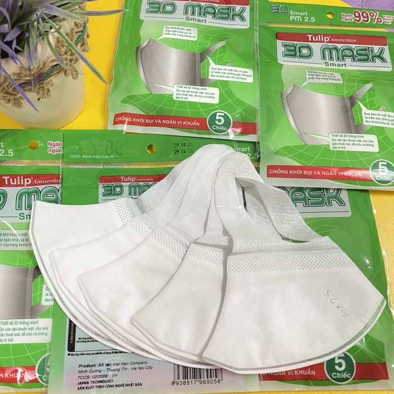 [Chuyên sỉ] Khẩu trang 3D Mask TULIP Amsterdam