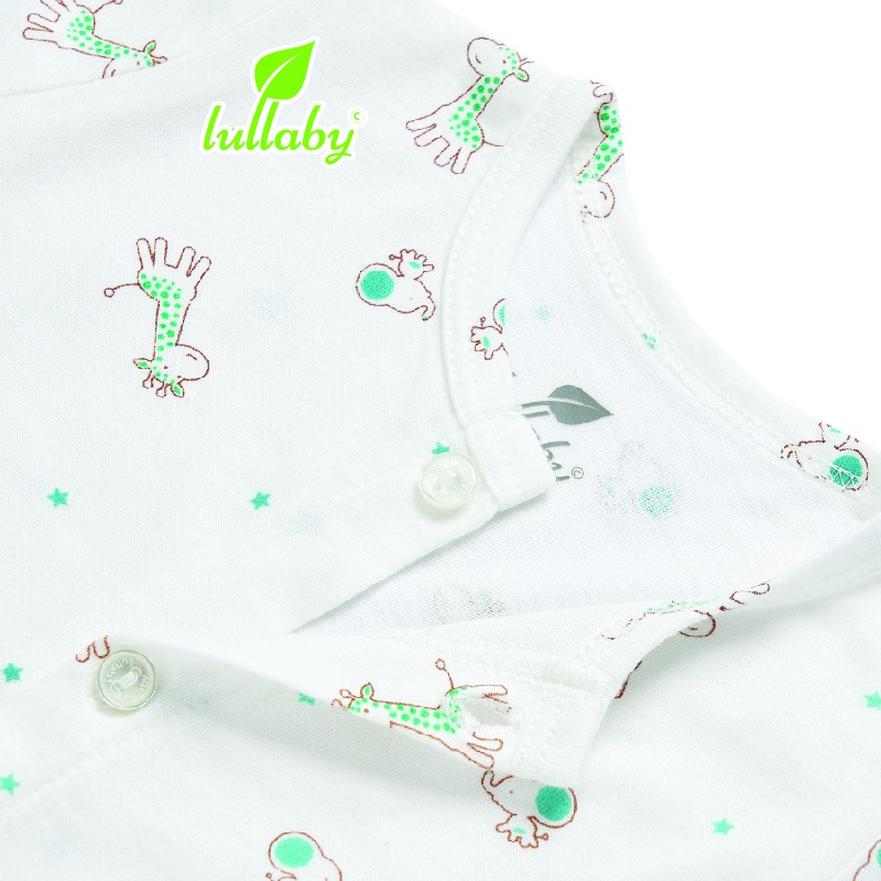 Lullaby - Bộ quần áo cài giữa tay dài sơ sinh NH605606P