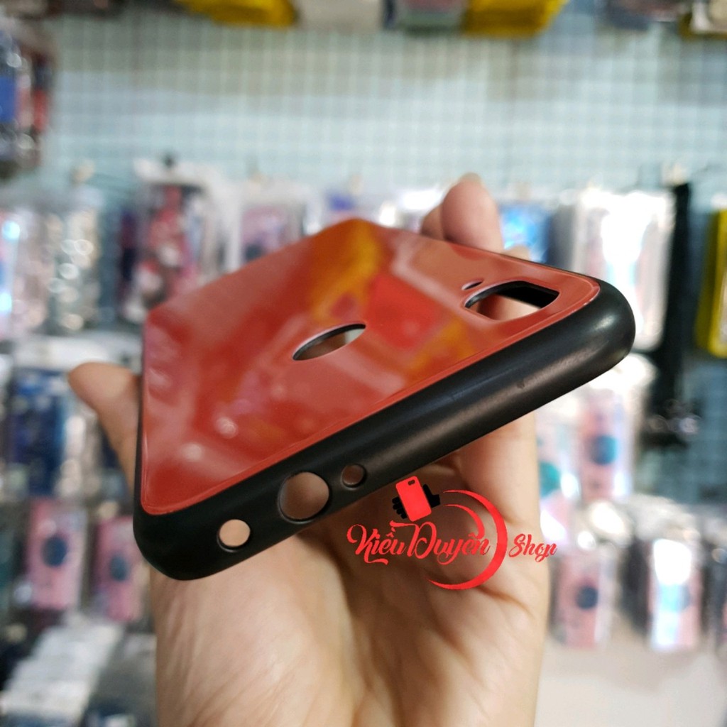 Ốp lưng Xiaomi Redmi Note 7,Ốp lưng kính đa sắc