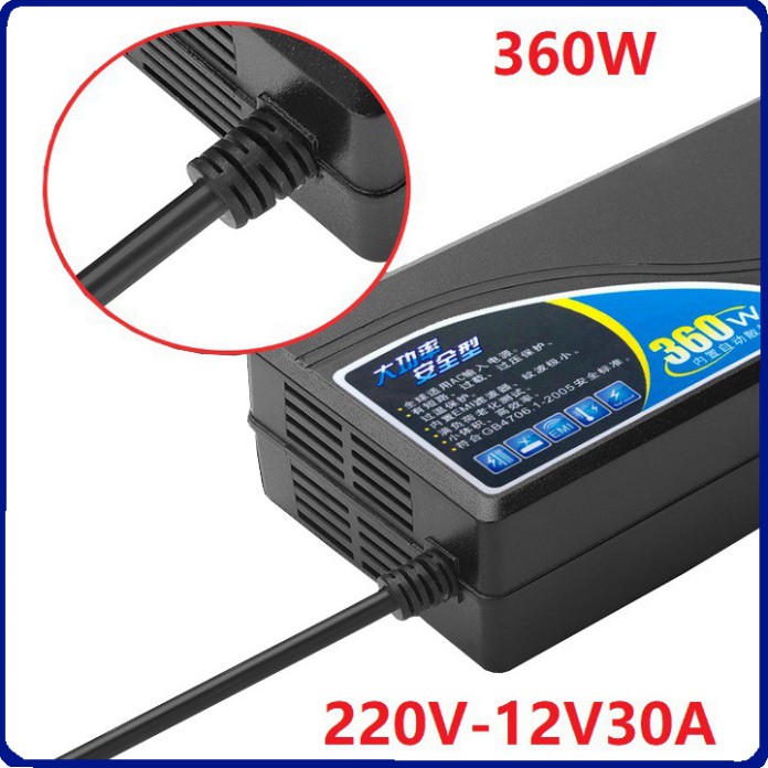 Sản phẩm Bộ chuyển đổi nguồn điện từ 220V sang điện 12V-30A công suất 360W DOS-12-220 ..