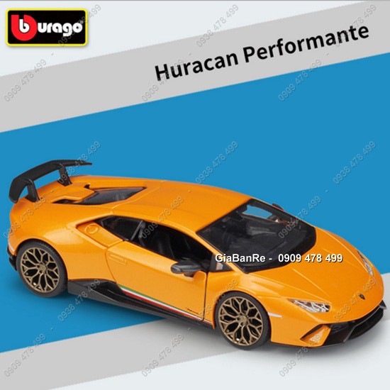 Xe Mô Hình Kim Loại Lambo Huracan Performance Tỉ Lệ 1:24 - Bburago - 8311.1