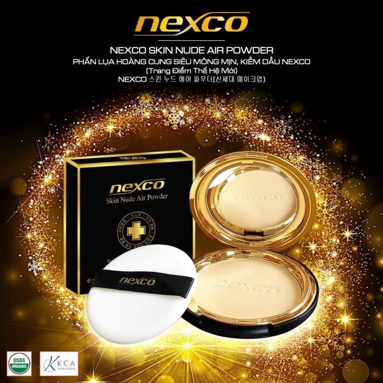 Phấn Lụa Hoàng Cung Siêu Mỏng Mịn , Kiềm Dầu Nexco 23g [Cam kết hàng chính hãng]