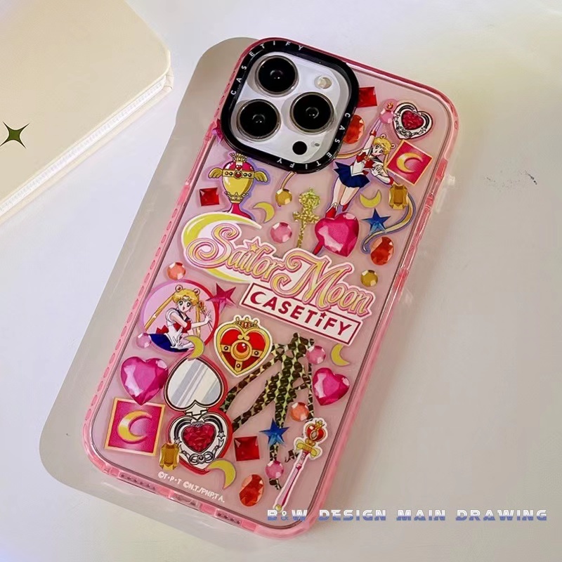 Ốp Điện Thoại Mềm Chống Sốc In Hình Thủy Thủ Mặt Trăng Cho iPhone 13 12 11 Pro MAX IX XS MAX XR i7 8 Plus
