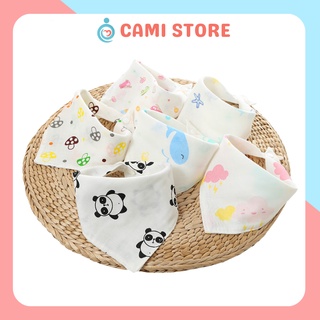 Yếm xô tam giác có cúc bấm quàng cổ cho bé - Camishop1