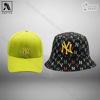 Combo Mũ lưỡi trai và Nón Bucket N.Y - Nhiều sự lựa chọn cho các cặp đôi - Thích hợp đi biển, dã ngoại, đi chơi
