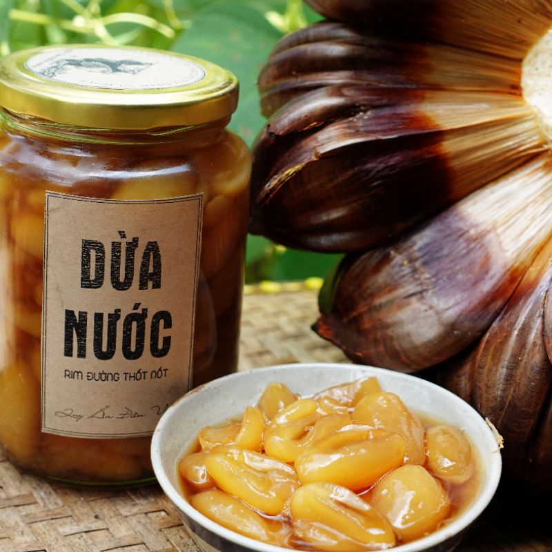 Dừa Nước Rim Đường Thốt Nốt (Nhà vườn) 800g