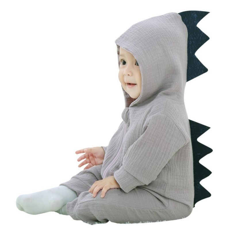 Bộ đồ liền thân hình chú khủng long dễ thương cho bé